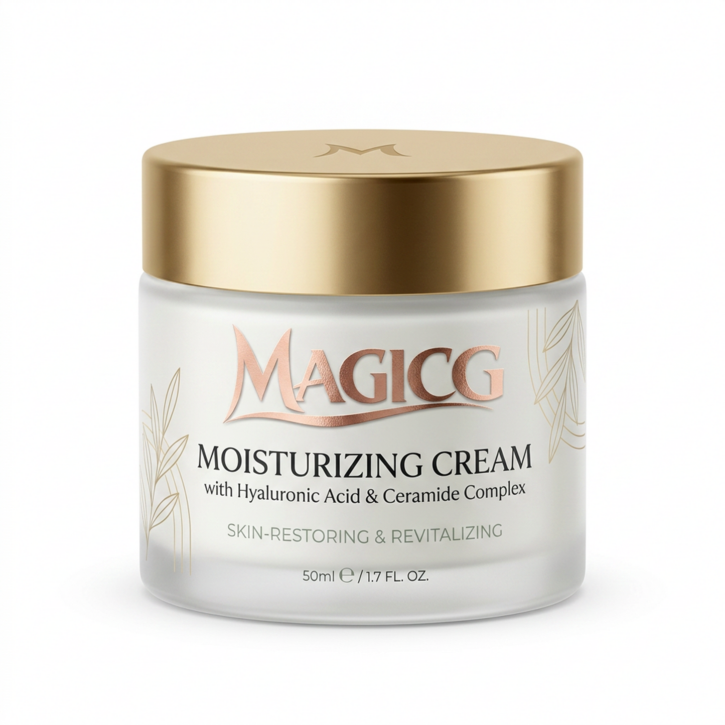 Magicg Moisturizing Cream — Hyaluronic Acid & Ceramide Complex, Skin-Restoring & Revitalizing