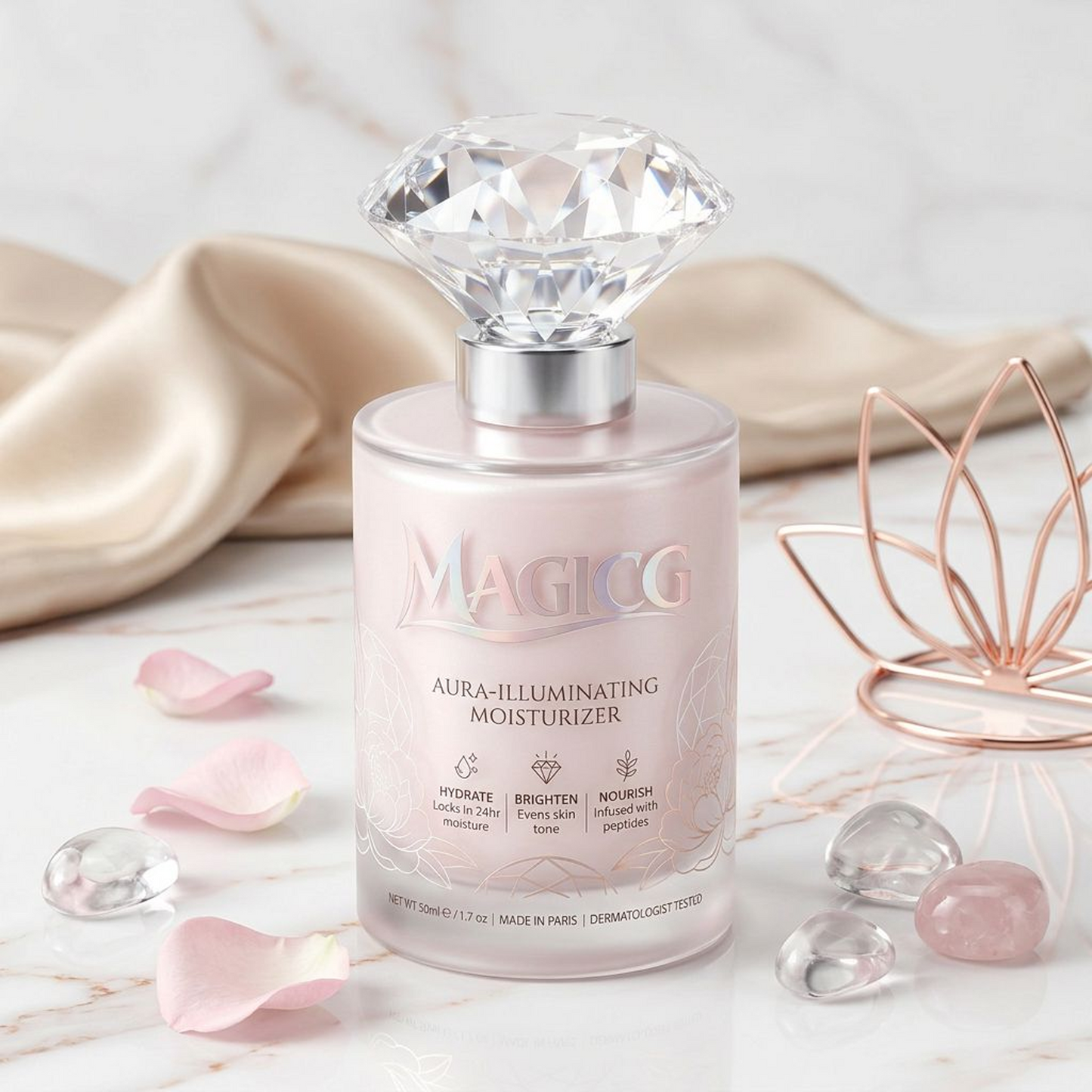 Magicg Aura-Illuminating Moisturizer — Hydrate, Brighten & Nourish with Peptide-Infused Formula