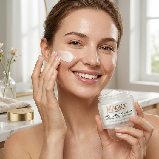 Magicg Moisturizing Cream — Hyaluronic Acid & Ceramide Complex, Skin-Restoring & Revitalizing
